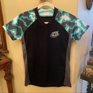 NWT~TROY LEE DESIGNS Skyline Camo V-Neck Jersey Size Small